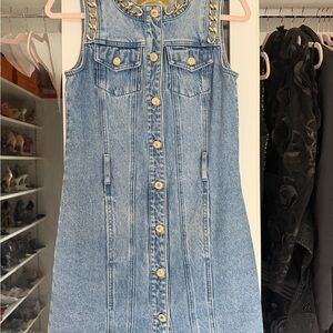 MICHAEL Michael Kors Blue Denim Mini Dress